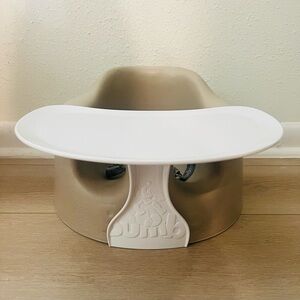 Bumbo Baby Soft Foam Floor Seat with Tray, Taupe